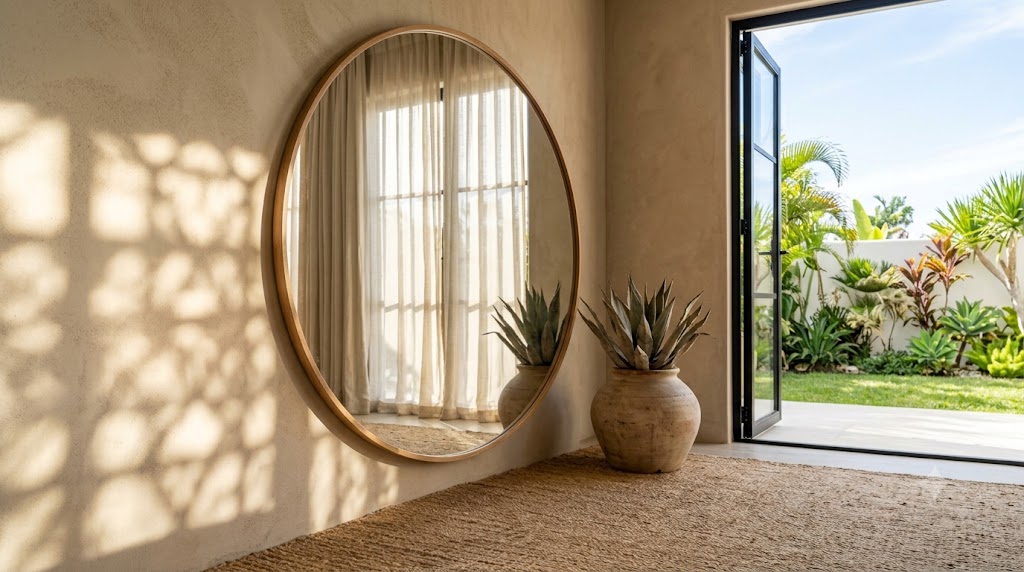 Oversized Round Mirror